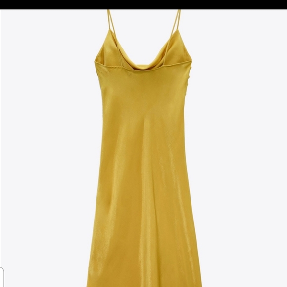 ZARA Satin Lingerie Style Dress - Picture 4 of 4